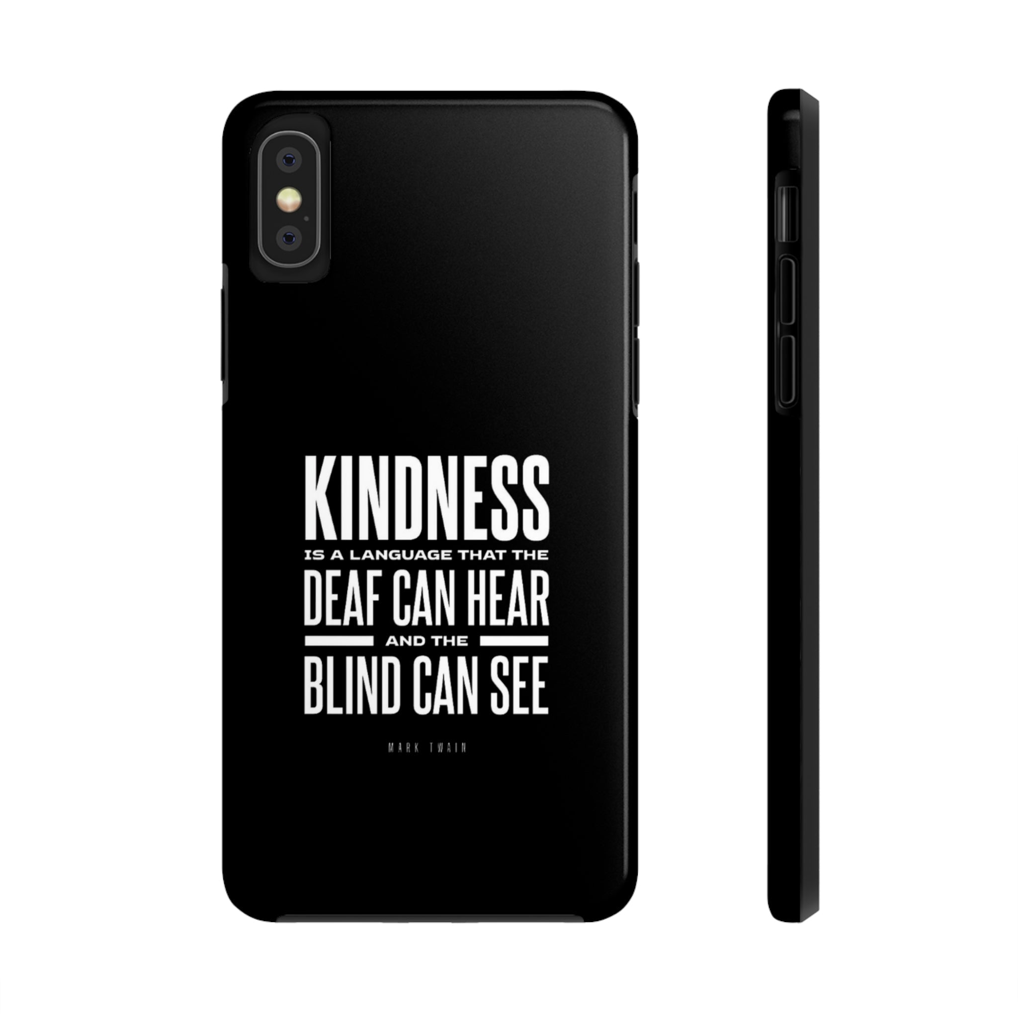 Kindness Is The Language Tough Phone Cases - The Kindness Cause