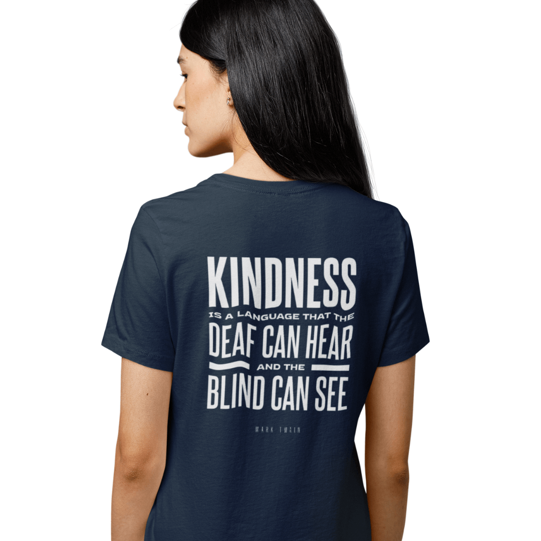 Kindness Is The Language Unisex Jersey Short Sleeve Tee - The Kindness Cause