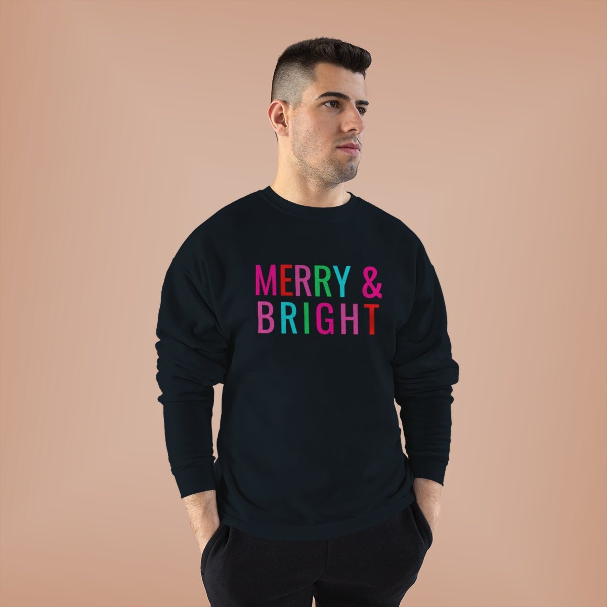 Merry & Bright Unisex Fit EcoSmart® Crewneck Sweatshirt - The Kindness Cause