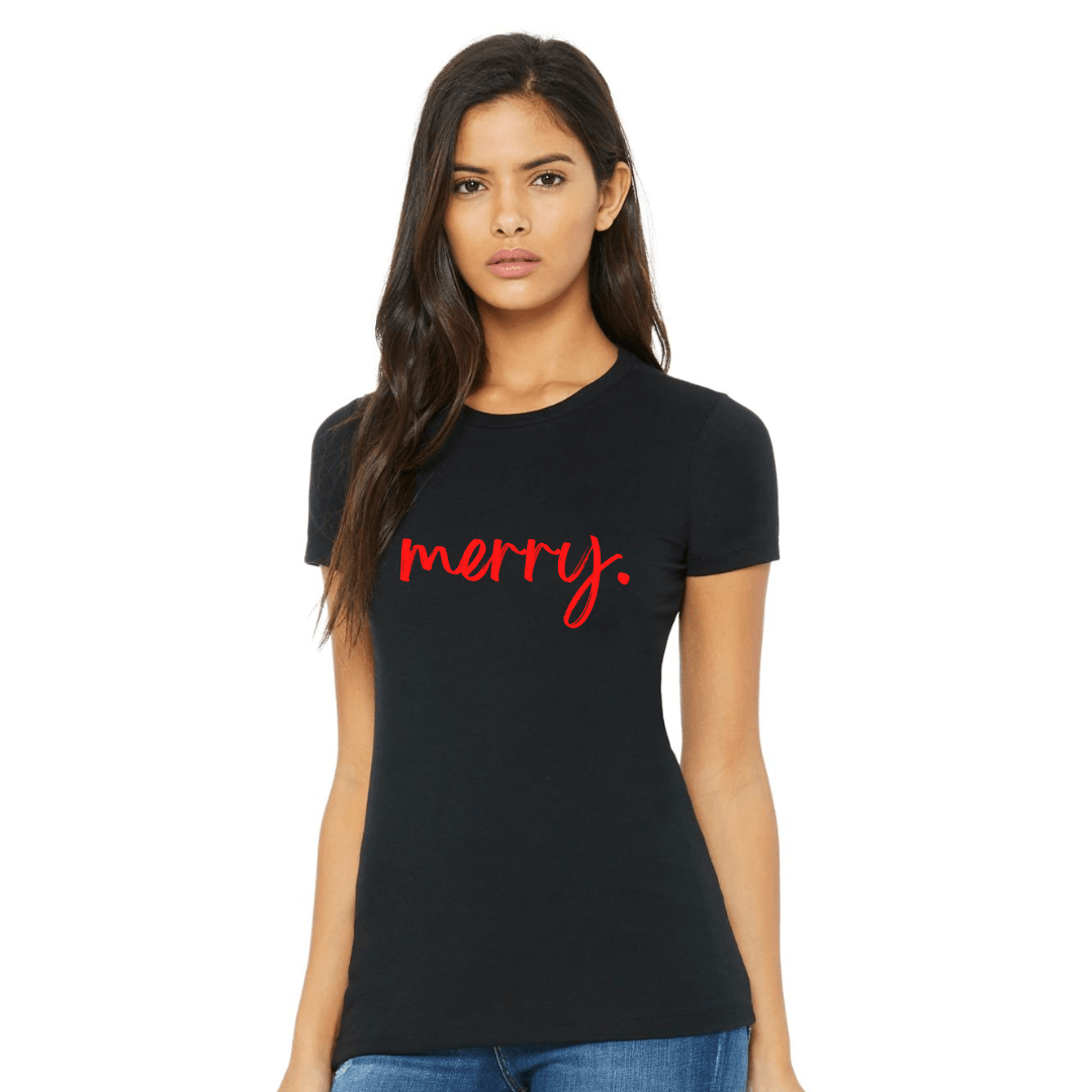 Merry Red Graphic Women's The Favorite Tee - The Kindness Cause