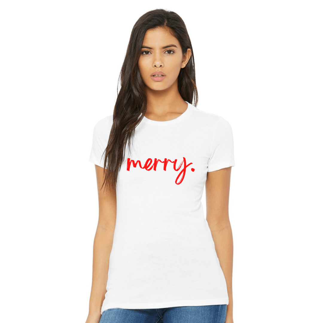 Merry Red Graphic Women's The Favorite Tee - The Kindness Cause