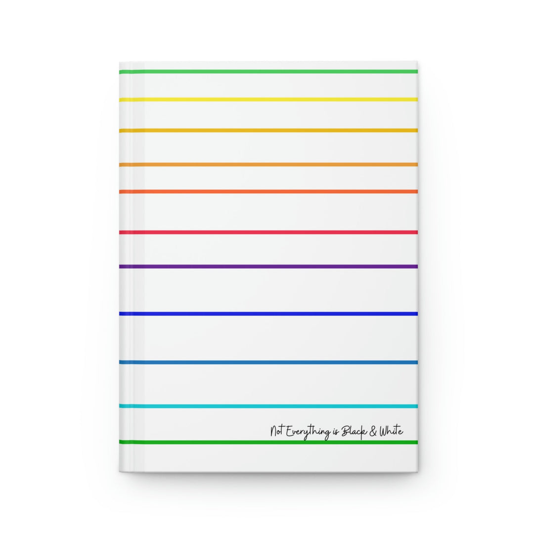 Not Everything Is Black &amp; White Hardcover Matte Journal - The Kindness Cause