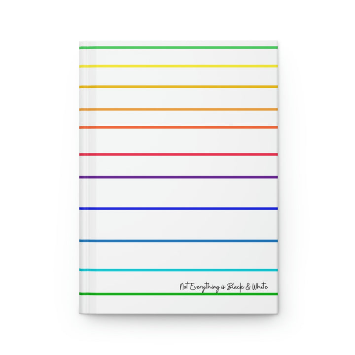 Not Everything Is Black &amp; White Hardcover Matte Journal - The Kindness Cause