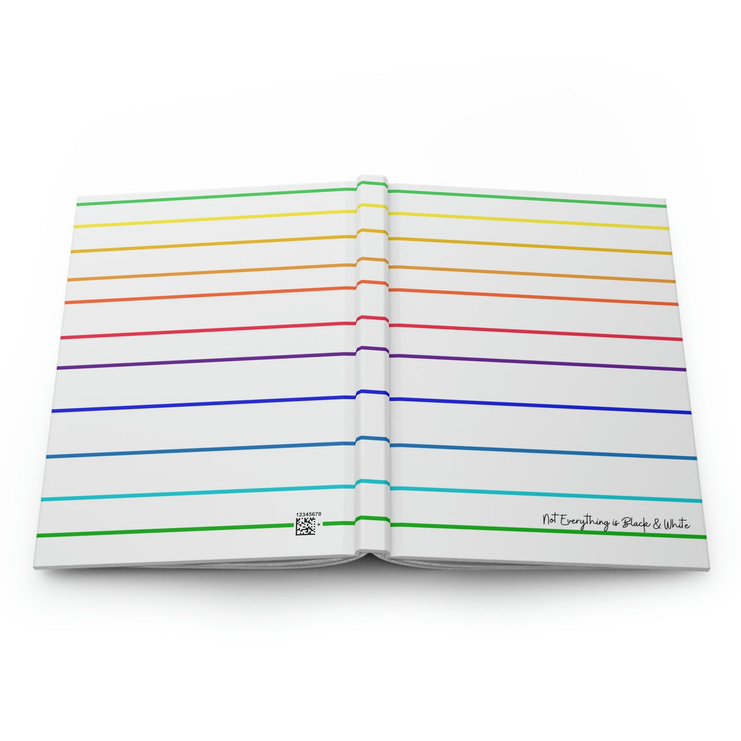 Not Everything Is Black &amp; White Hardcover Matte Journal - The Kindness Cause