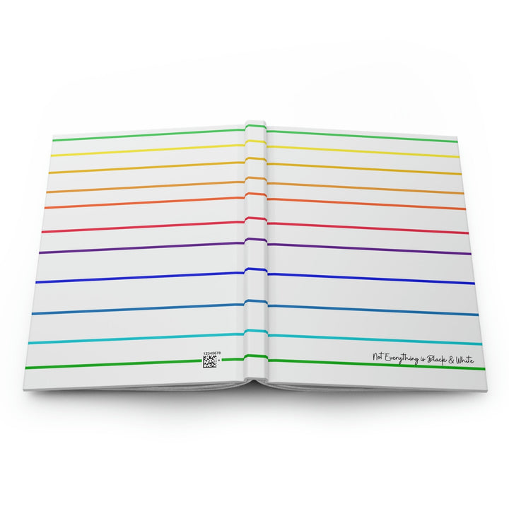 Not Everything Is Black &amp; White Hardcover Matte Journal - The Kindness Cause