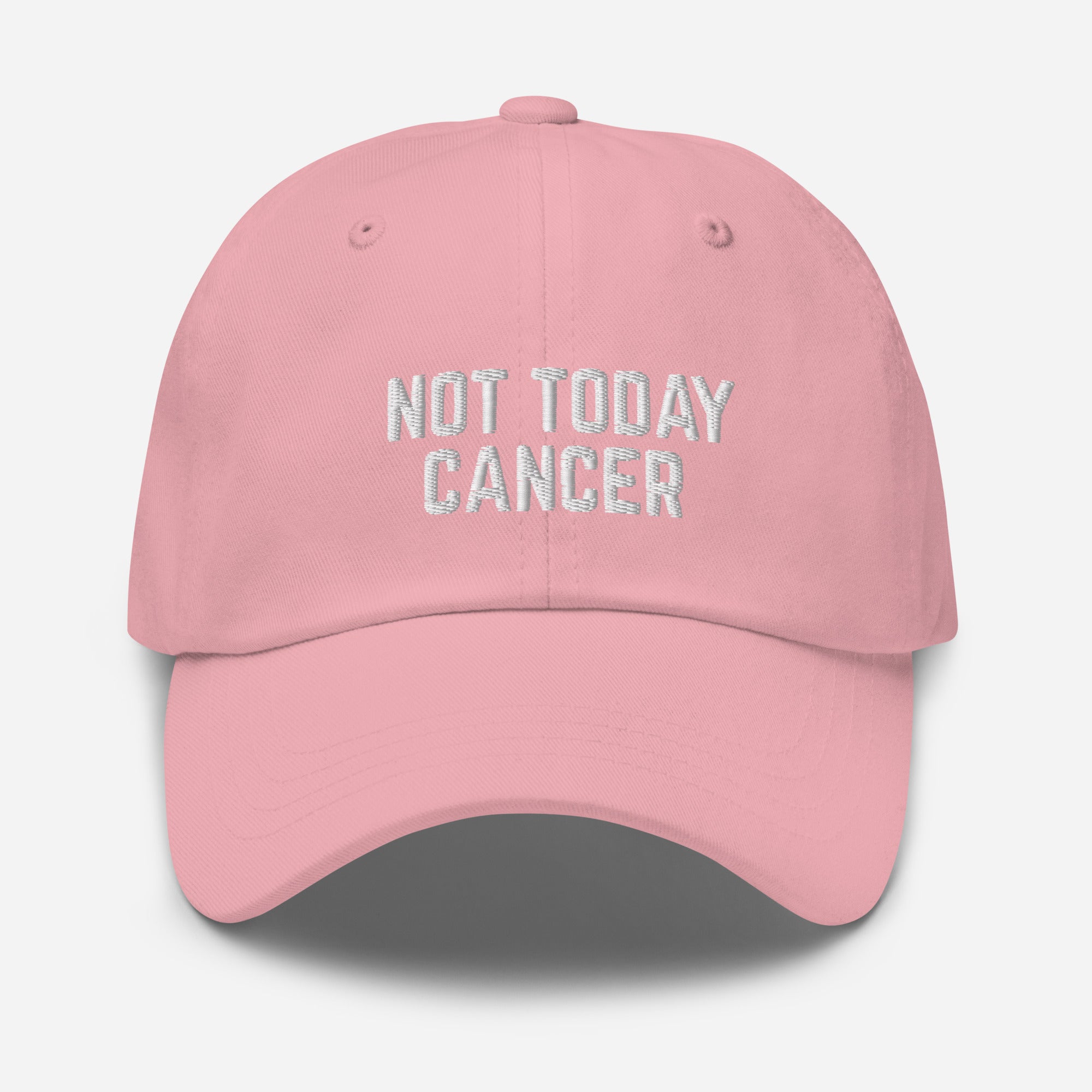 Not Today Cancer Embroidered Dad Hat - The Kindness Cause