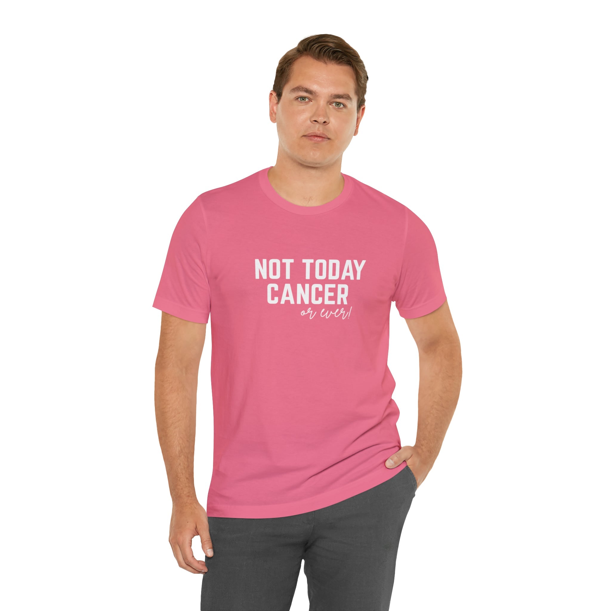 Not Today Cancer Unisex Jersey Short Sleeve Tee - The Kindness Cause