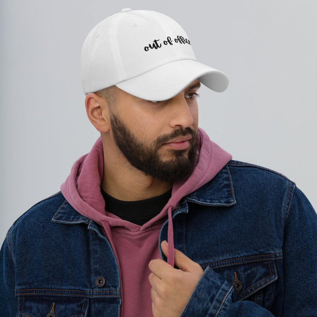 Out of Office Embroidered Dad Hat - The Kindness Cause