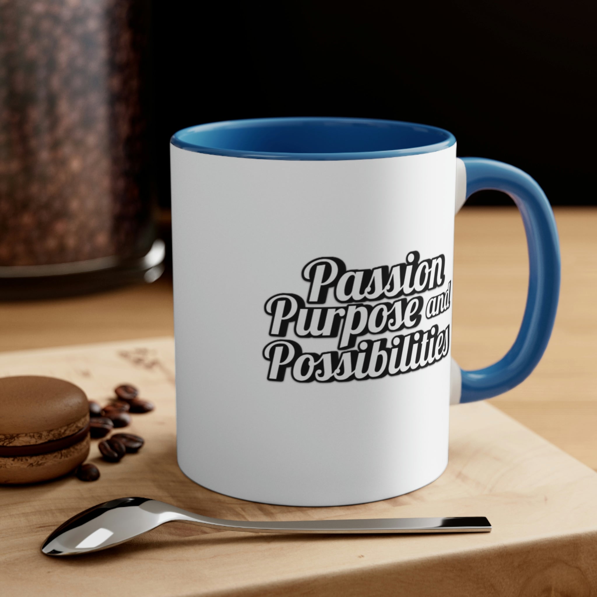 Passion Purpose and Possibilities Accent 11oz Coffee Mug - The Kindness Cause