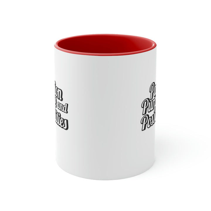 Passion Purpose and Possibilities Accent 11oz Coffee Mug - The Kindness Cause