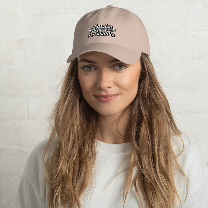 Passion Purpose and Possibilities Embroidered Dad Hat - The Kindness Cause
