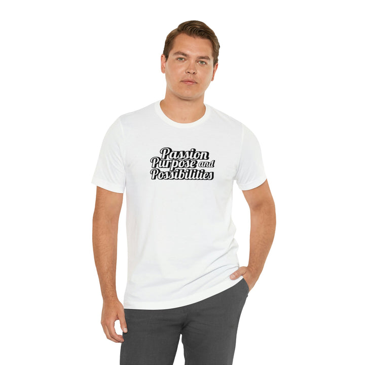 Passion Purpose and Possibilities Podcast Unisex Tee - The Kindness Cause