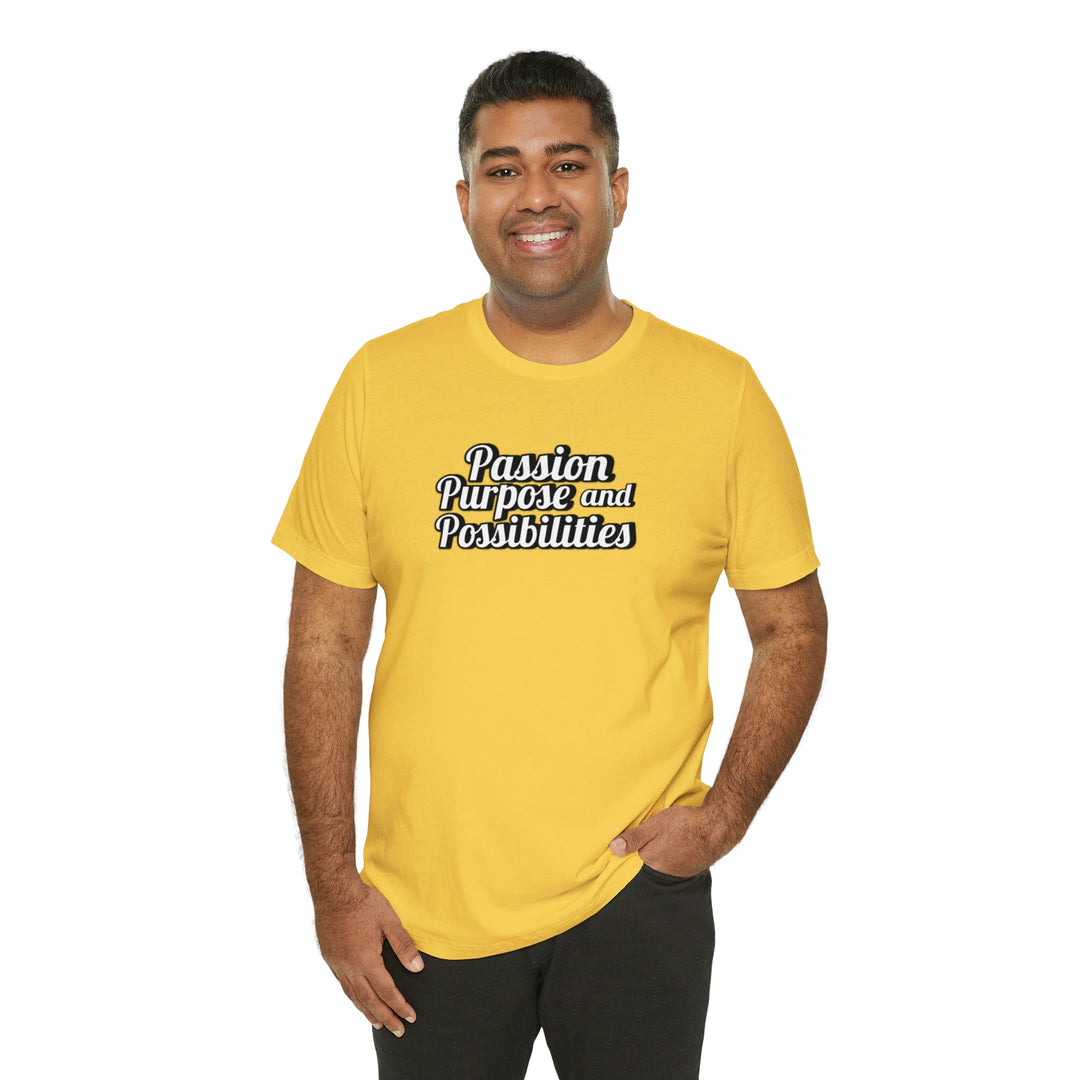 Passion Purpose and Possibilities Podcast Unisex Tee - The Kindness Cause
