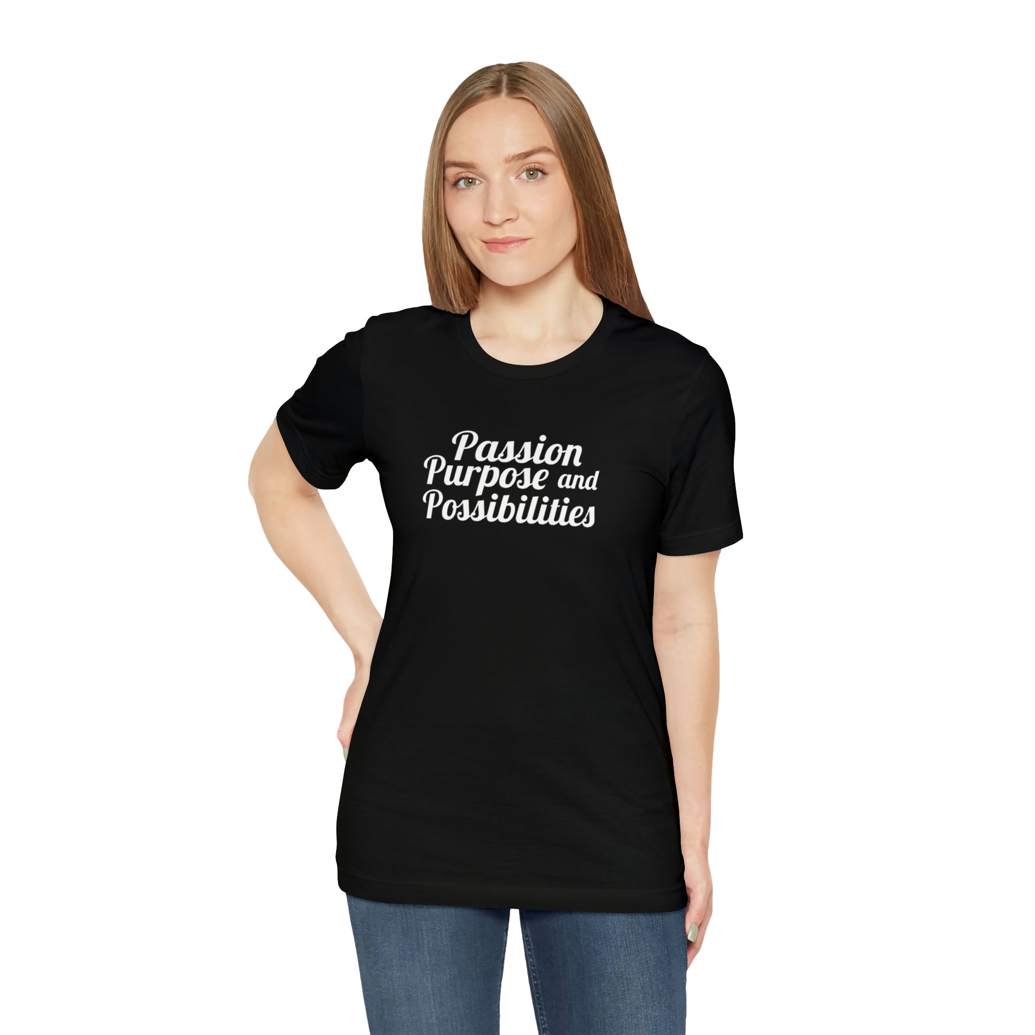 Passion Purpose and Possibilities Podcast Unisex Tee - The Kindness Cause