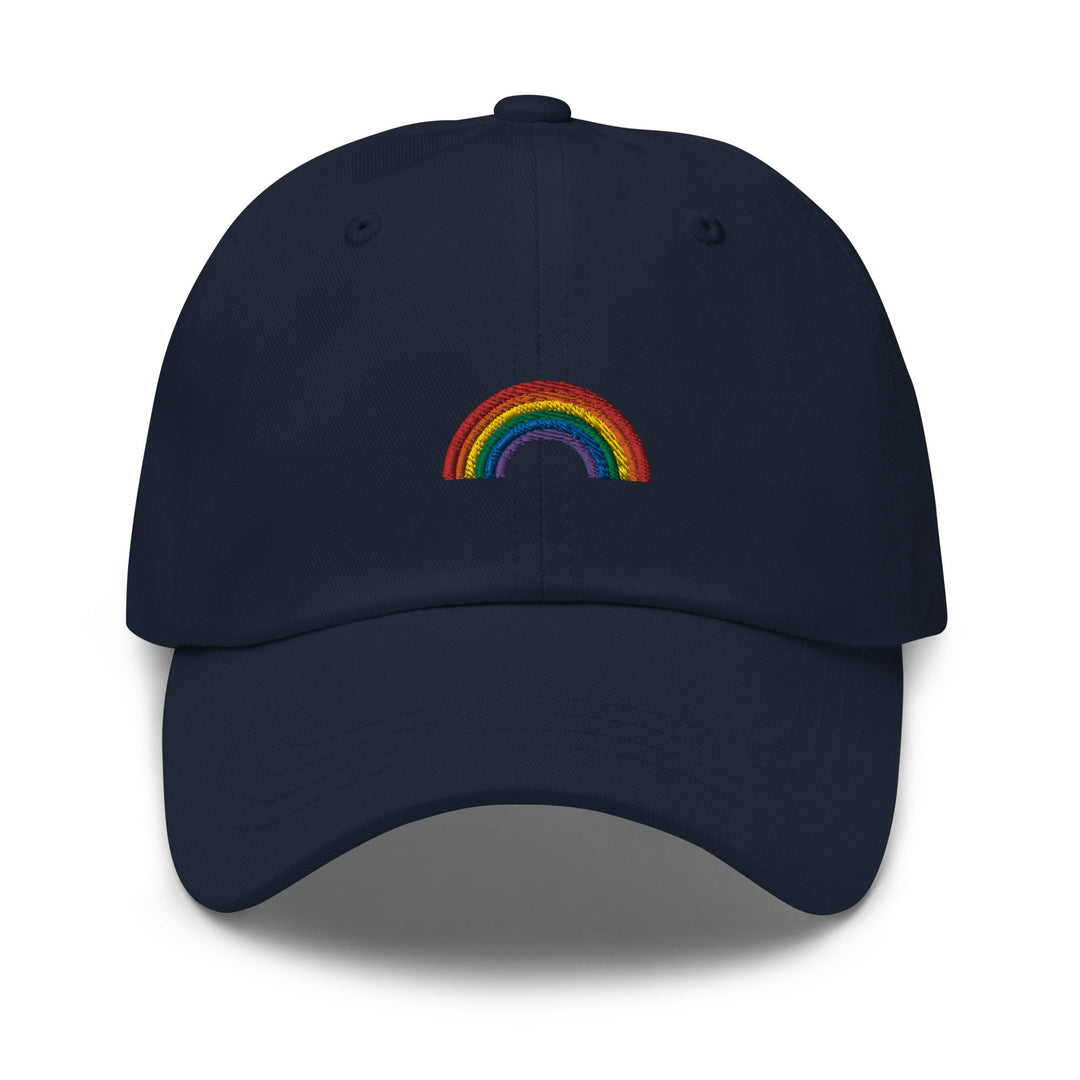 Pride Rainbow Embroidered Dad Hat - The Kindness Cause