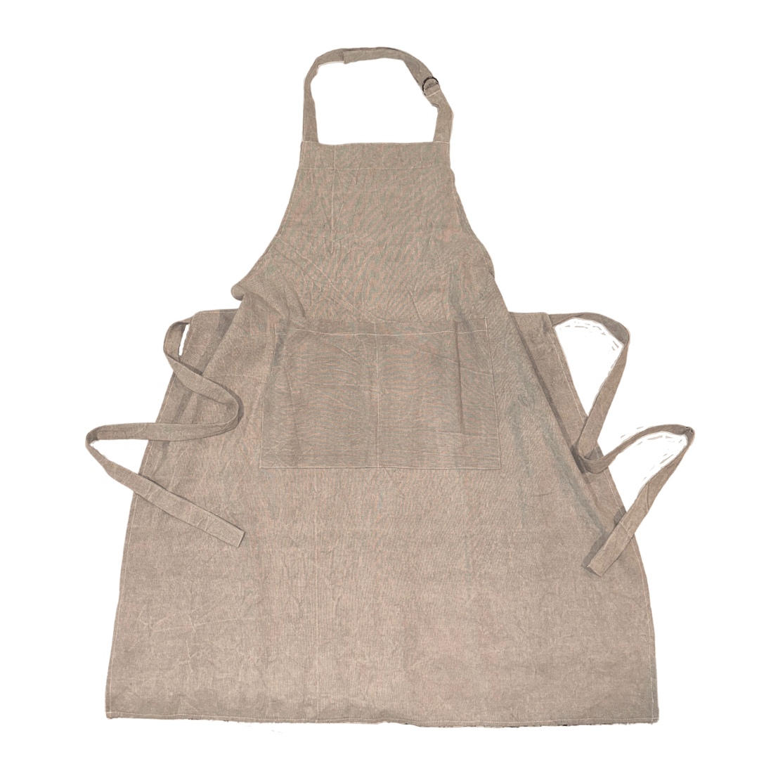 Refugee Made Cotton Canvas Full Apron With Front Pocket - The Kindness Cause