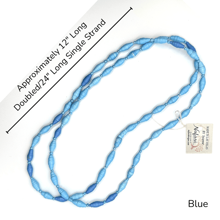 Refugee Made Paper Bead Necklaces - The Kindness Cause
