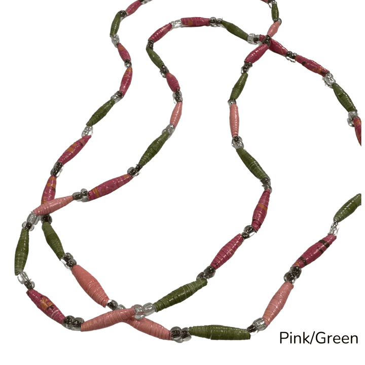 Refugee Made Paper Bead Necklaces - The Kindness Cause
