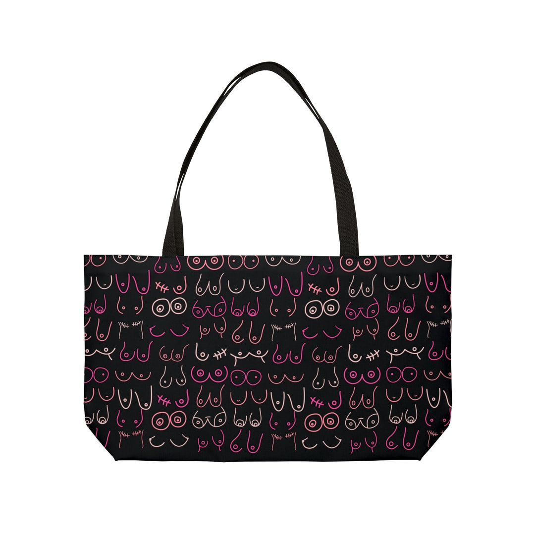 Save The Tatas Large Breast Cancer Awareness Tote Bag - The Kindness Cause