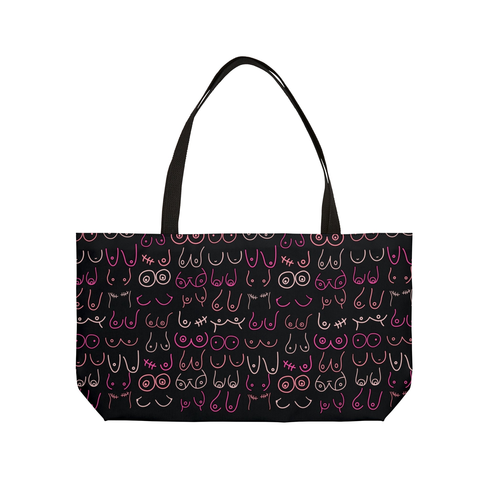 Save The Tatas Large Breast Cancer Awareness Tote Bag - The Kindness Cause