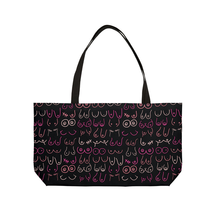 Save The Tatas Large Breast Cancer Awareness Tote Bag - The Kindness Cause