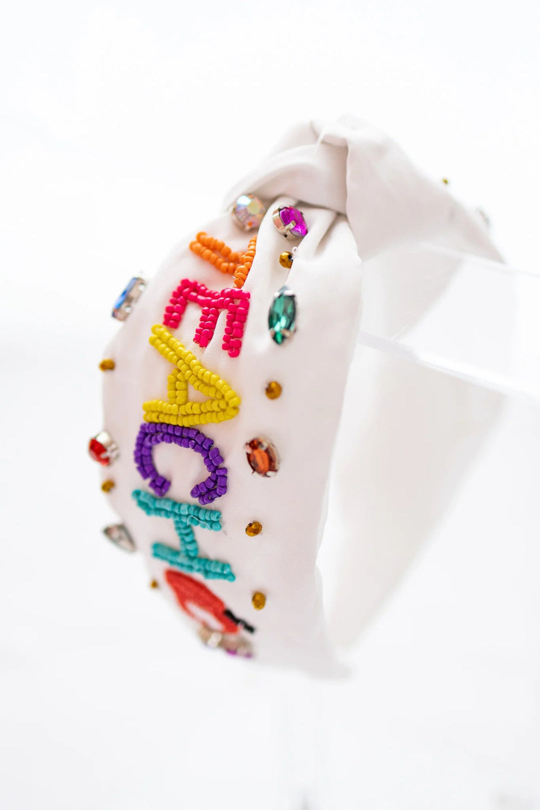 Teach Beaded Knot Headband - The Kindness Cause