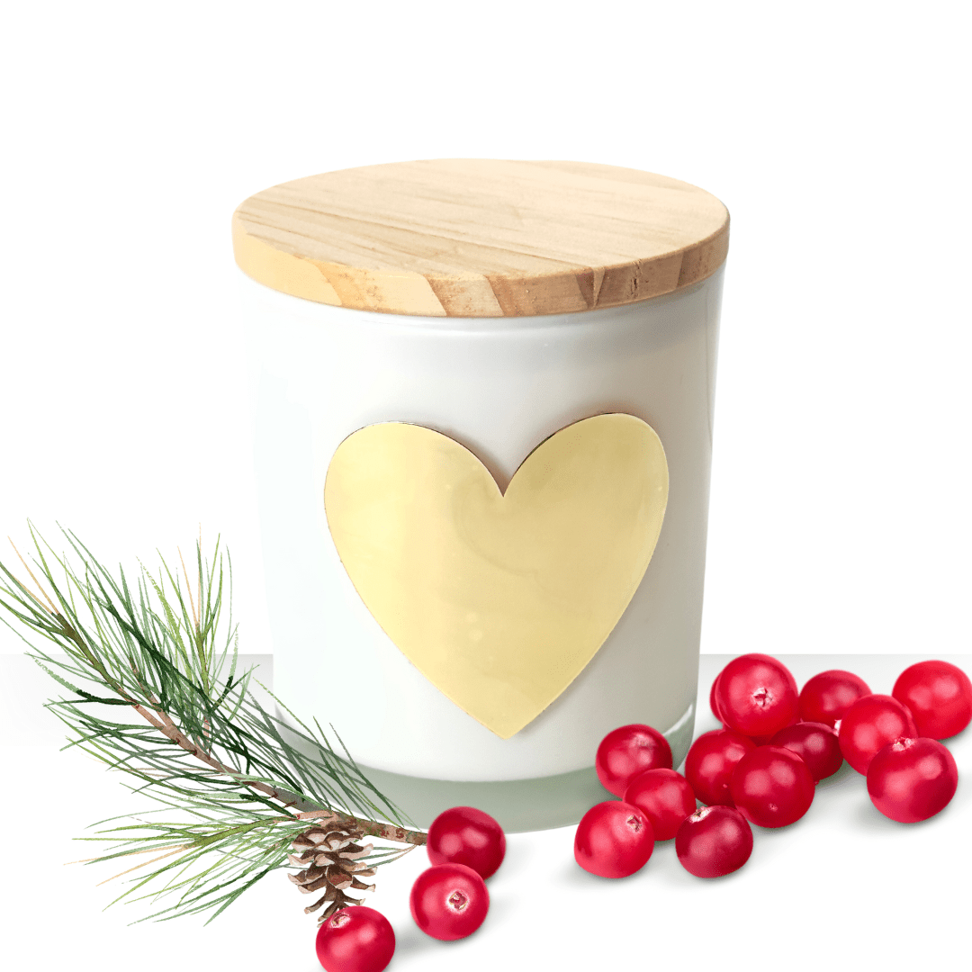 The Kindness Candle - Cranberry Woods 7.5 oz Candle - The Kindness Cause