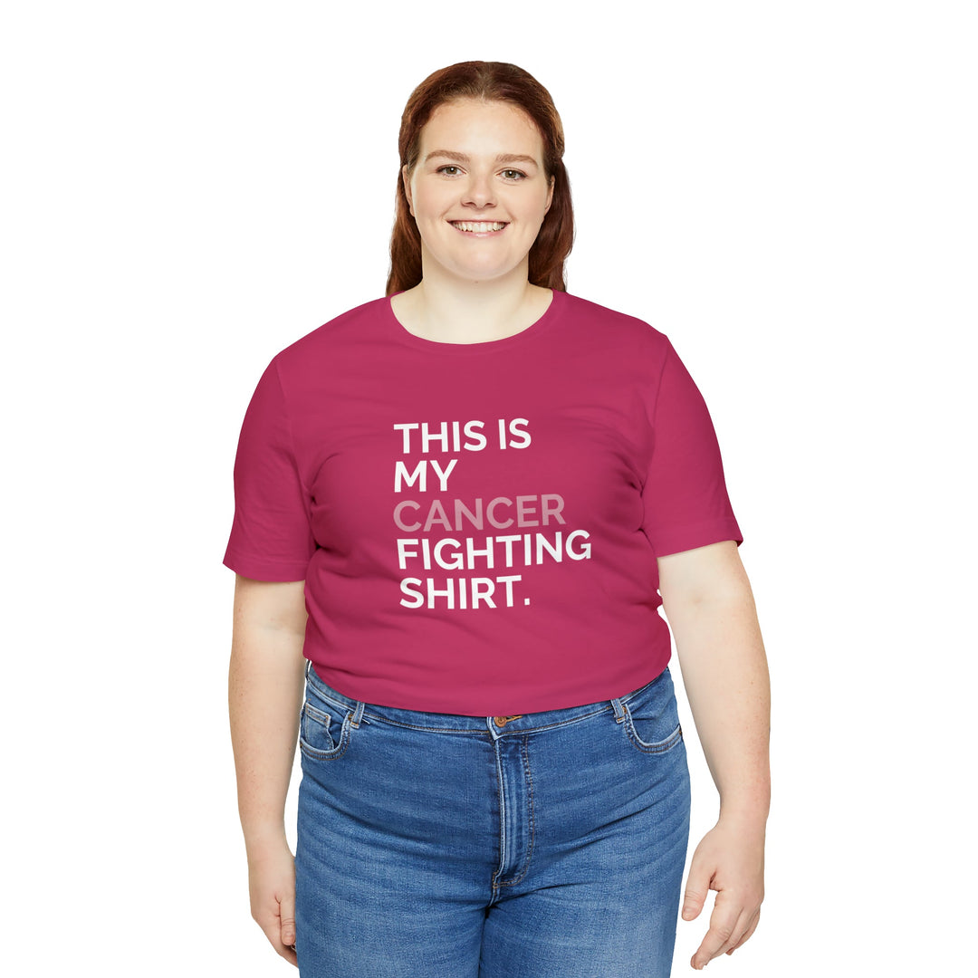 This is My Cancer Fighting Shirt Unisex Jersey Short Sleeve Tee - The Kindness Cause