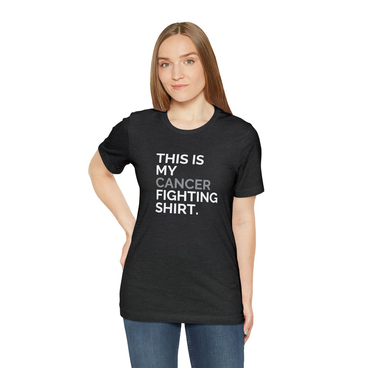 This is My Cancer Fighting Shirt Unisex Jersey Short Sleeve Tee - The Kindness Cause