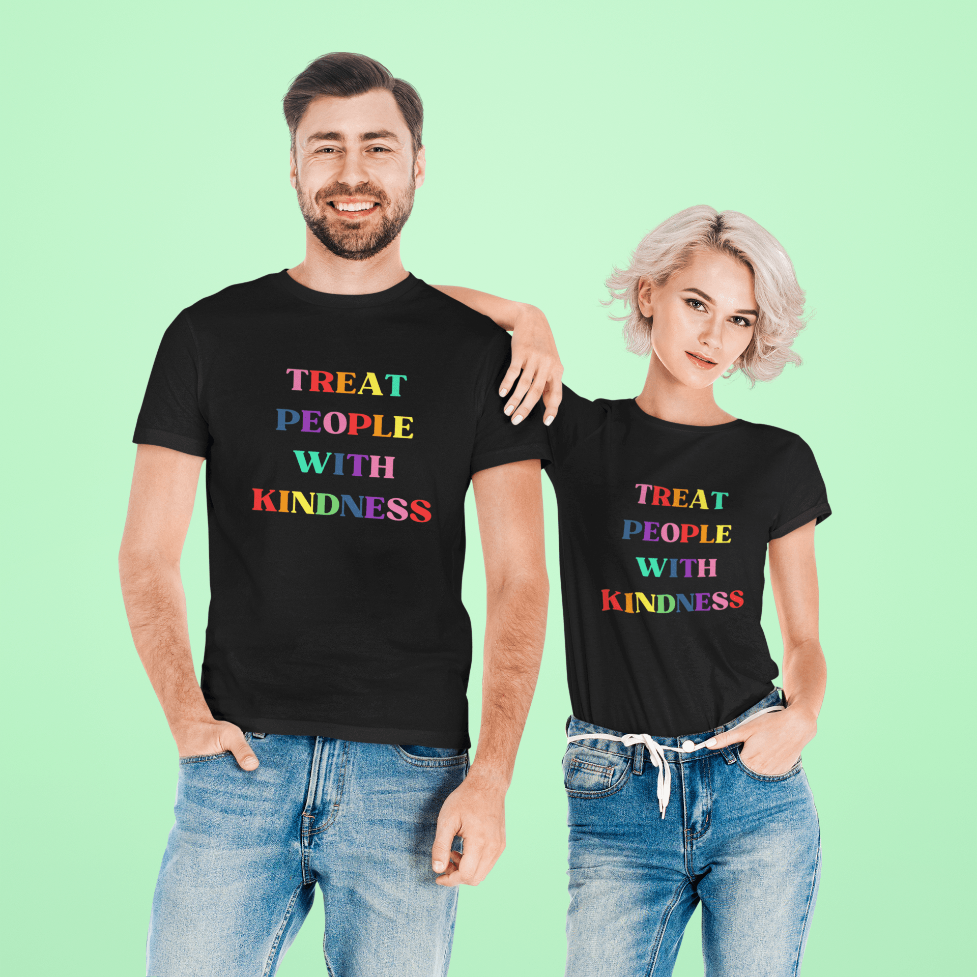 Treat People With Kindness Printed Unisex T-shirt - The Kindness Cause