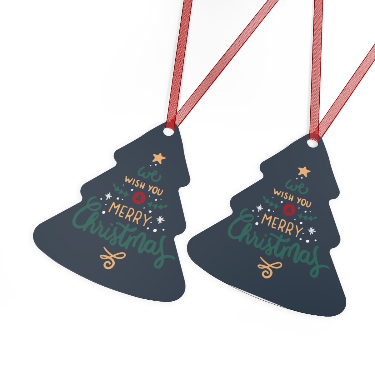 We Wish You A Merry Christmas Metal Keepsake & Ornament - The Kindness Cause