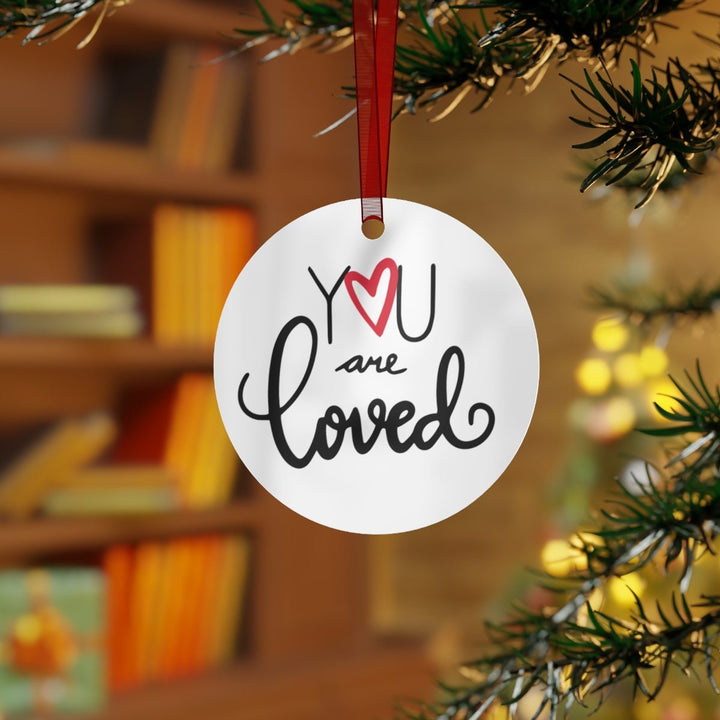 You Are Loved Metal Keepsake &amp; Ornament - The Kindness Cause