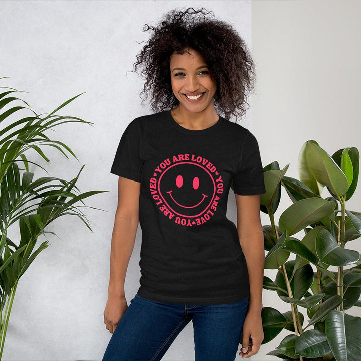 You Are Loved Smiley Face Unisex T-shirt - The Kindness Cause